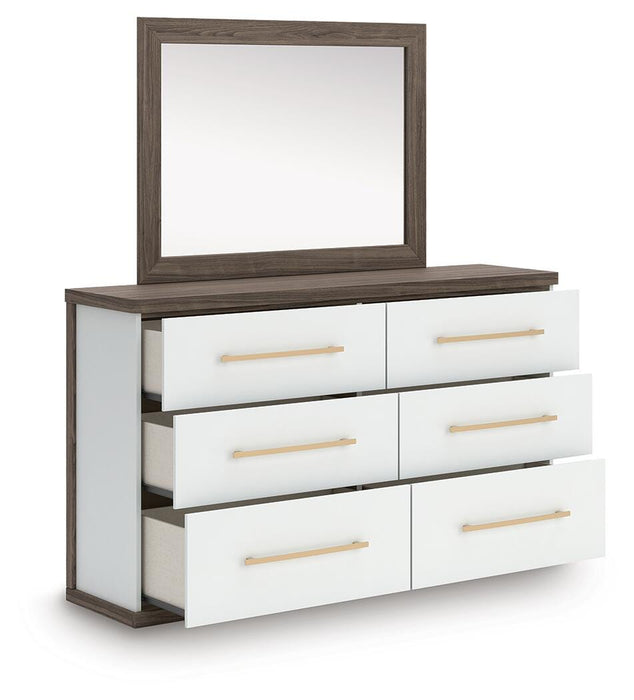 Kendanport Dresser and Mirror - US Furniture & Mattress (Waterbury,CT)*