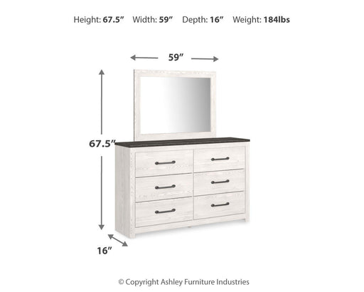 Gerridan Dresser and Mirror - US Furniture & Mattress (Waterbury,CT)*