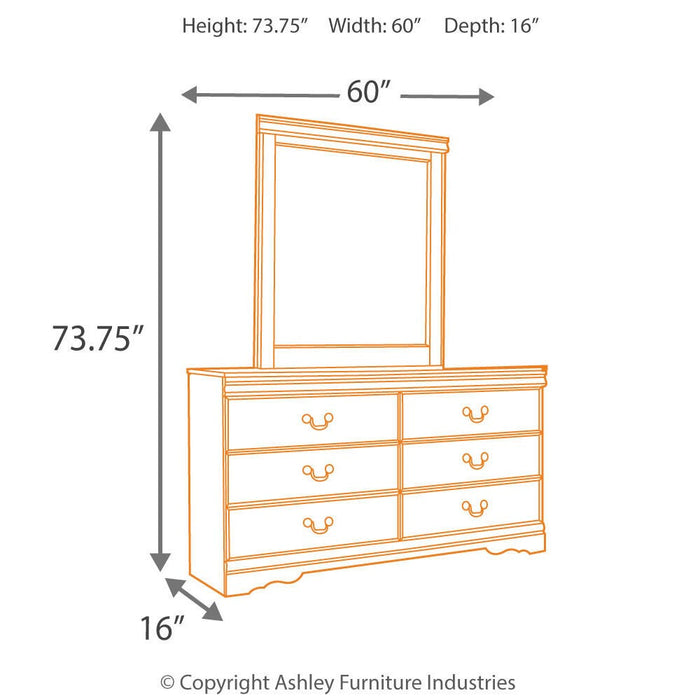 Huey Vineyard Dresser and Mirror - US Furniture & Mattress (Waterbury,CT)*
