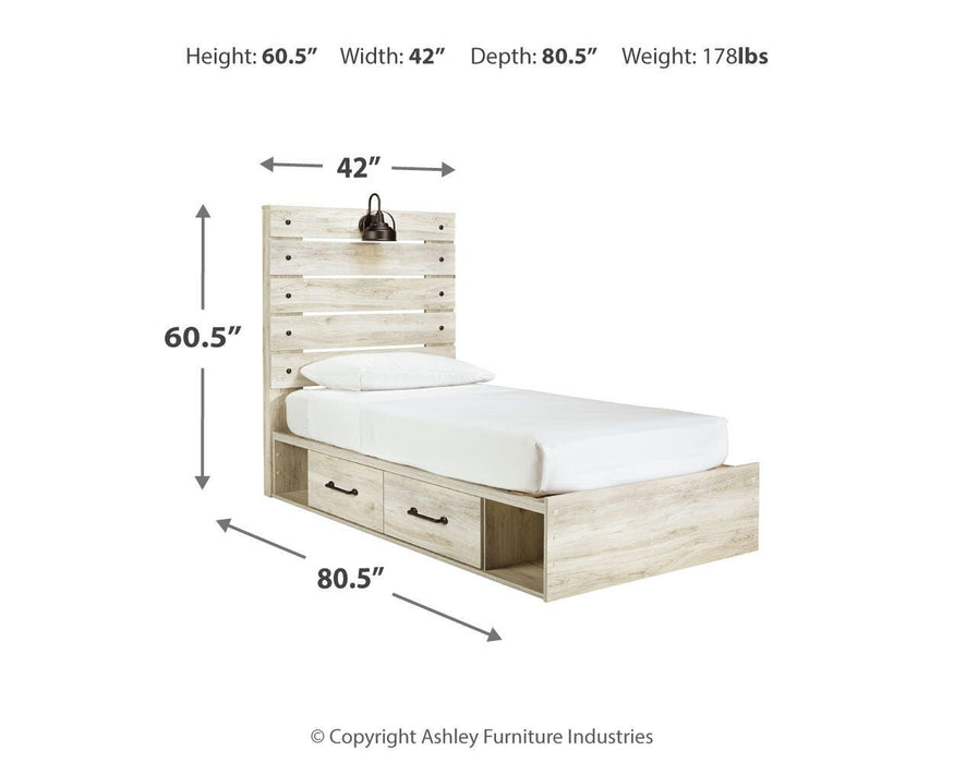 Cambeck Bed with 2 Storage Drawers - US Furniture & Mattress (Waterbury,CT)*