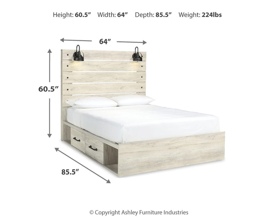 Cambeck Bed with 2 Storage Drawers - US Furniture & Mattress (Waterbury,CT)*