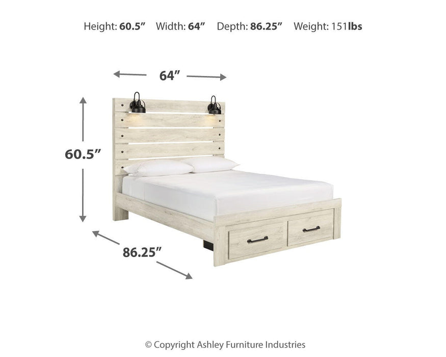 Cambeck Bed with 2 Storage Drawers - US Furniture & Mattress (Waterbury,CT)*