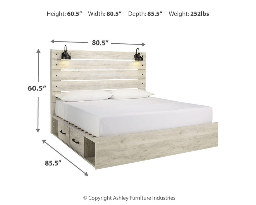 Cambeck Bed with 2 Storage Drawers - US Furniture & Mattress (Waterbury,CT)*