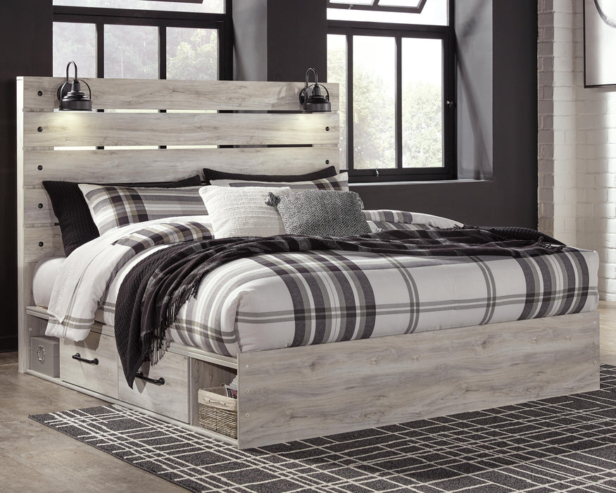 Cambeck Bed with 4 Storage Drawers - US Furniture & Mattress (Waterbury,CT)*