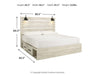 Cambeck Bed with 4 Storage Drawers - US Furniture & Mattress (Waterbury,CT)*