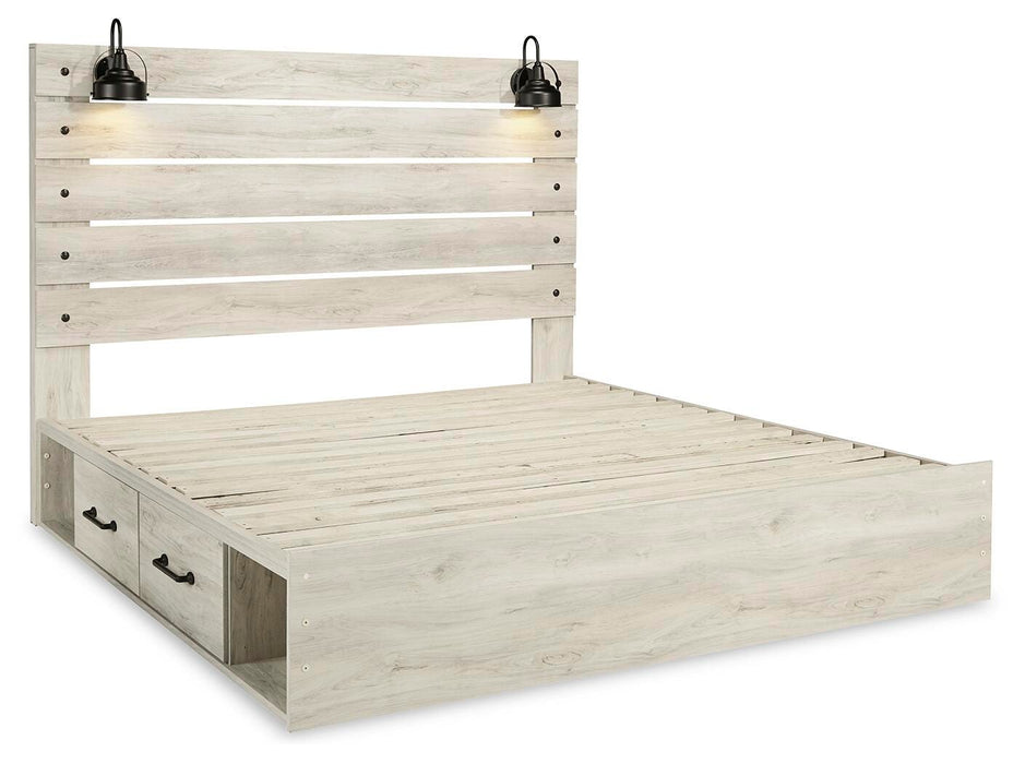 Cambeck Bed with 4 Storage Drawers - US Furniture & Mattress (Waterbury,CT)*