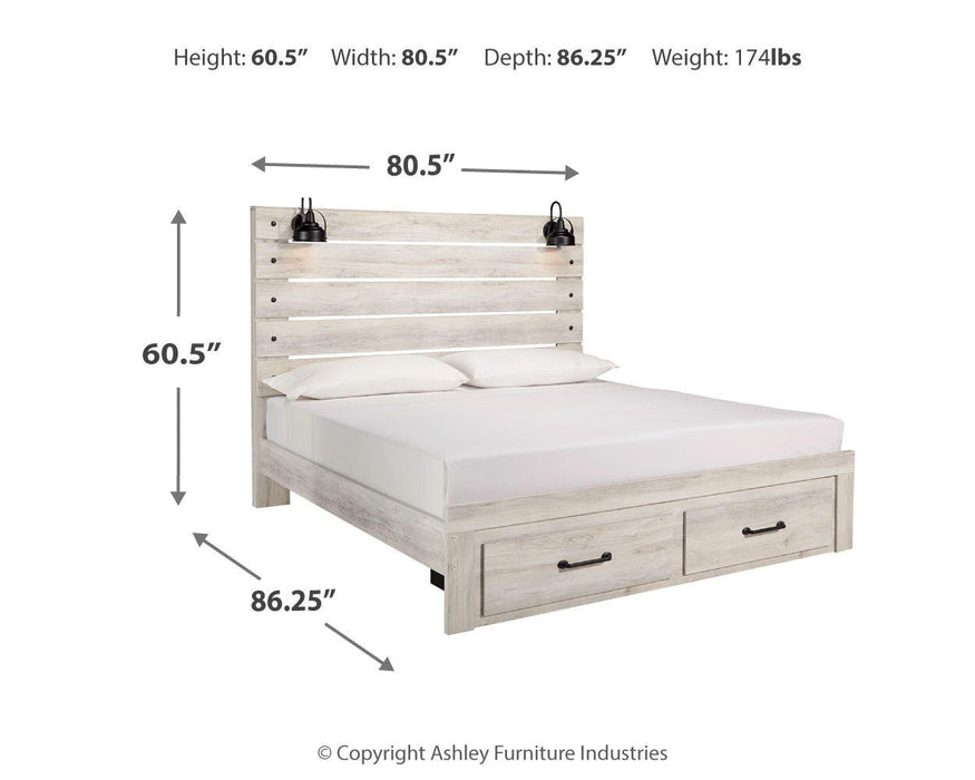 Cambeck Bed with 2 Storage Drawers - US Furniture & Mattress (Waterbury,CT)*