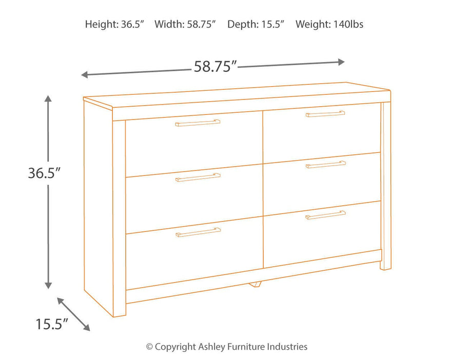 Derekson Dresser - US Furniture & Mattress (Waterbury,CT)*