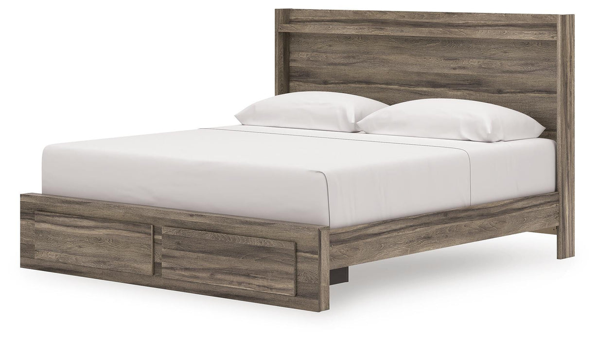 Elbrim Panel Storage Bed - US Furniture & Mattress (Waterbury,CT)*