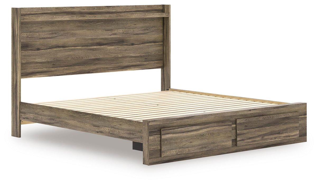 Elbrim Panel Storage Bed - US Furniture & Mattress (Waterbury,CT)*