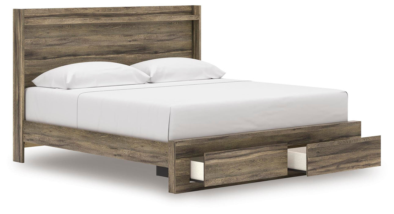 Elbrim Panel Storage Bed - US Furniture & Mattress (Waterbury,CT)*