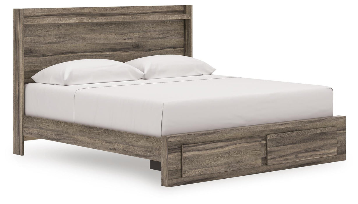 Elbrim Panel Storage Bed - US Furniture & Mattress (Waterbury,CT)*