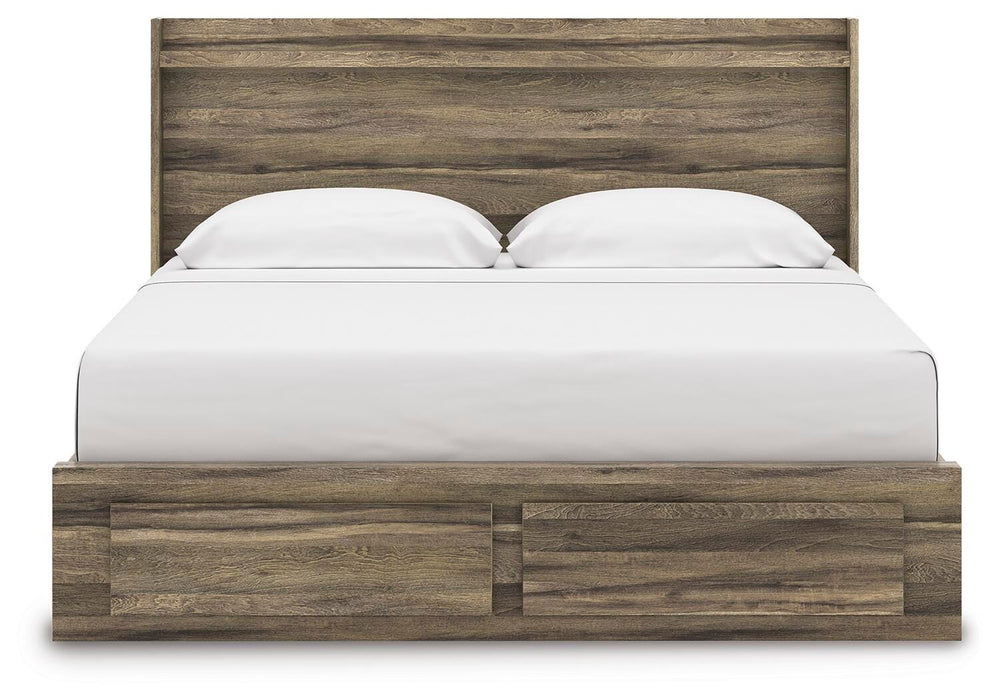 Elbrim Panel Storage Bed - US Furniture & Mattress (Waterbury,CT)*