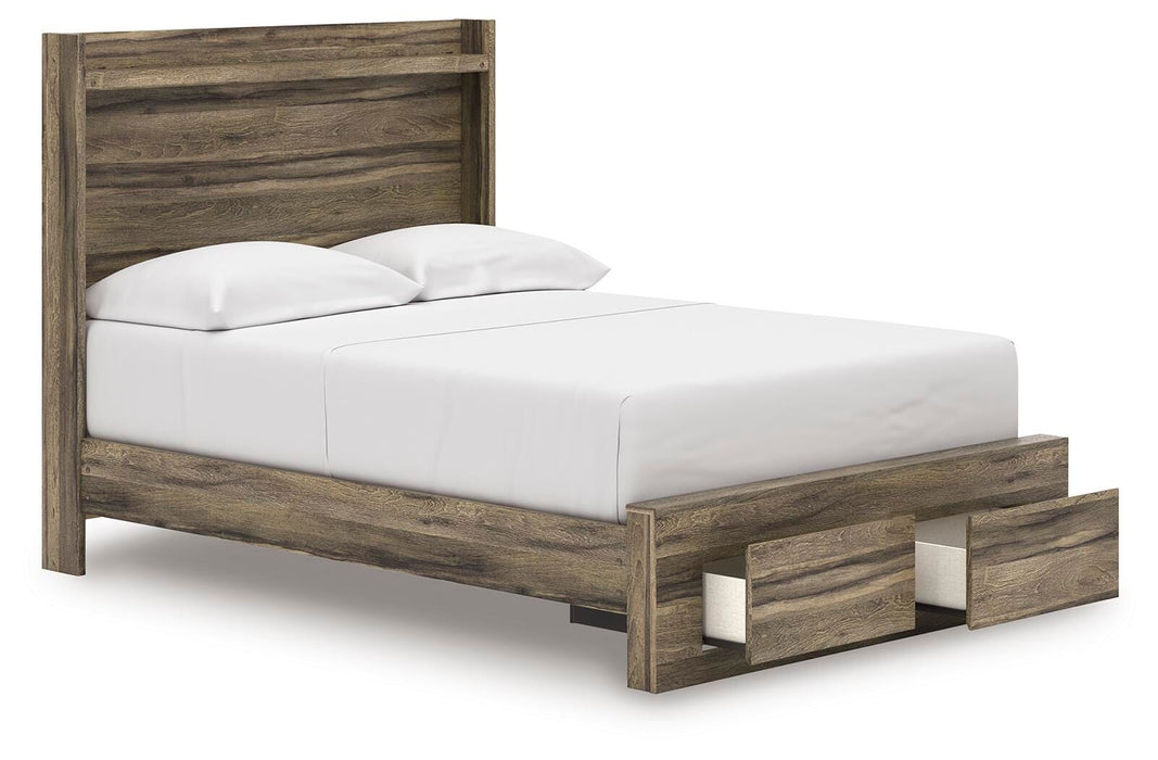 Elbrim Panel Storage Bed - US Furniture & Mattress (Waterbury,CT)*