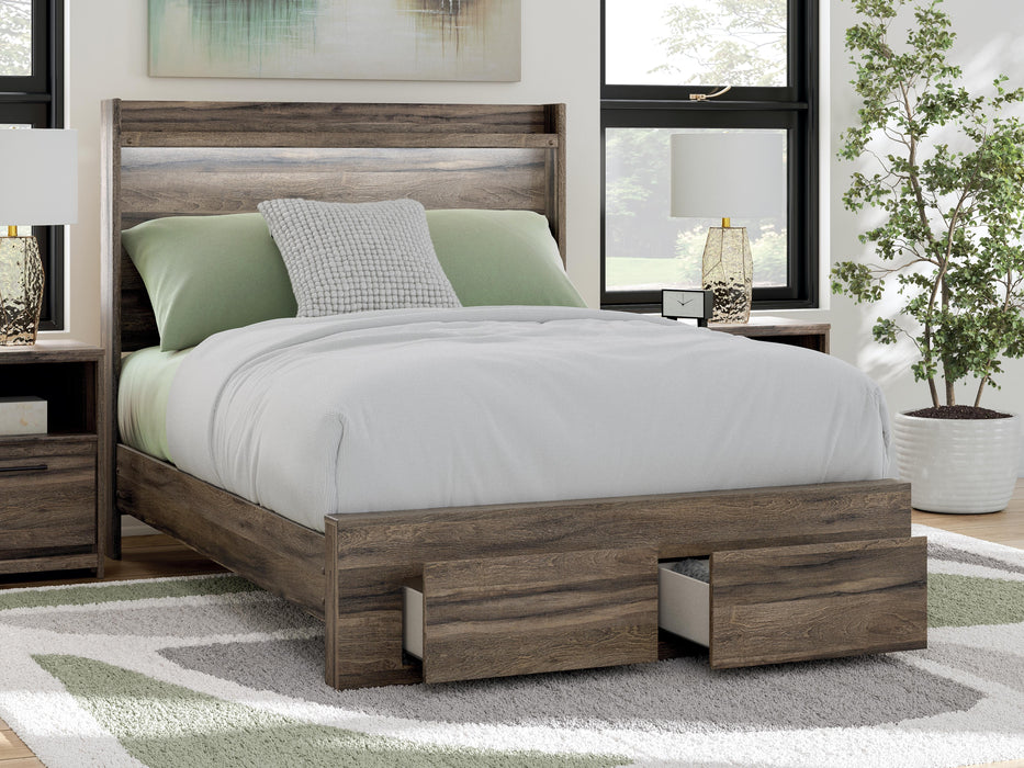 Elbrim Panel Storage Bed - US Furniture & Mattress (Waterbury,CT)*