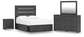 Hollivern Bedroom Set - US Furniture & Mattress (Waterbury,CT)*