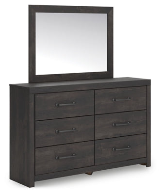 Hollivern Dresser and Mirror - US Furniture & Mattress (Waterbury,CT)*