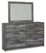 Baystorm Dresser and Mirror - US Furniture & Mattress (Waterbury,CT)*