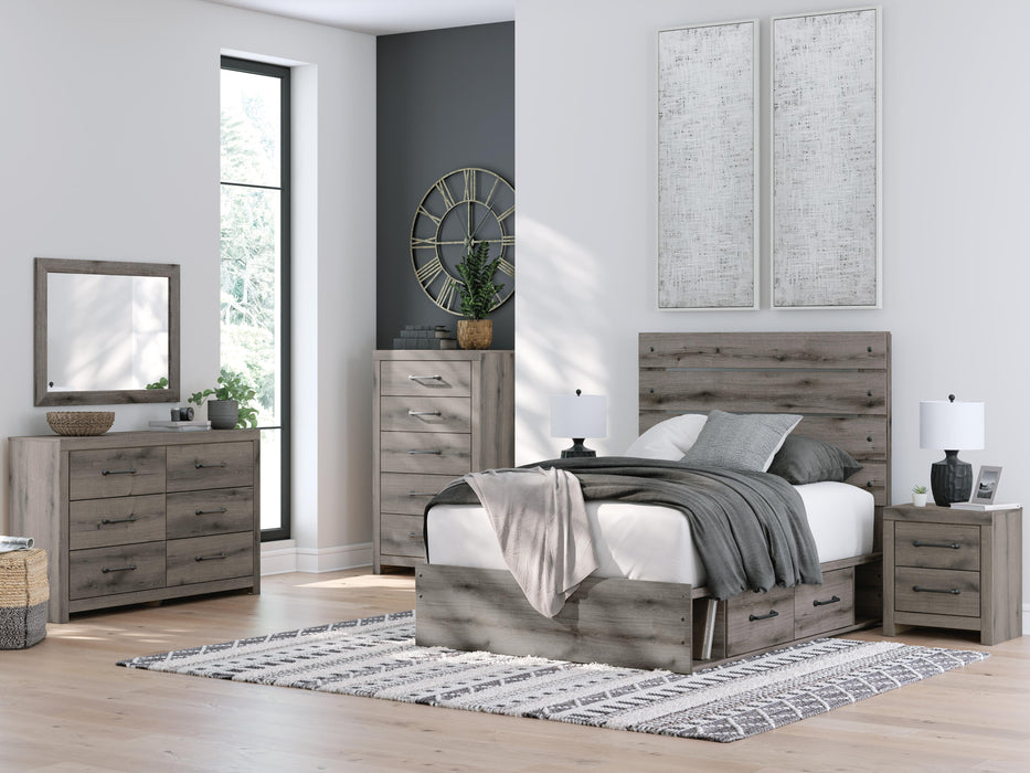 Graystorm Bed with Storage - US Furniture & Mattress (Waterbury,CT)*