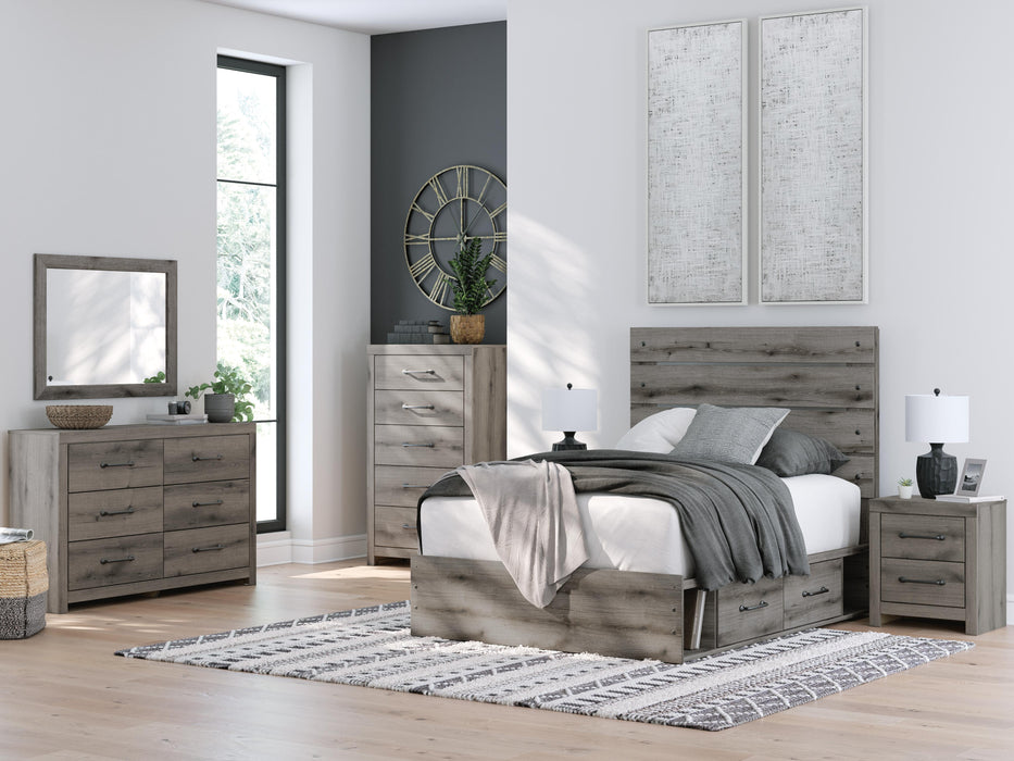 Graystorm Bed with Storage - US Furniture & Mattress (Waterbury,CT)*