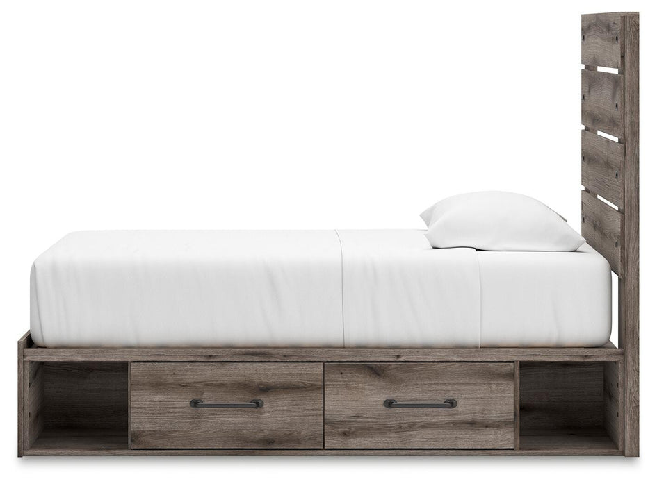 Graystorm Bed with Storage - US Furniture & Mattress (Waterbury,CT)*