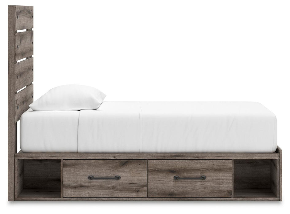 Graystorm Bed with Storage - US Furniture & Mattress (Waterbury,CT)*