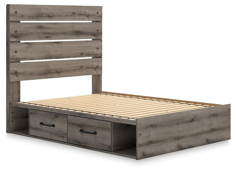 Graystorm Bed with Storage - US Furniture & Mattress (Waterbury,CT)*