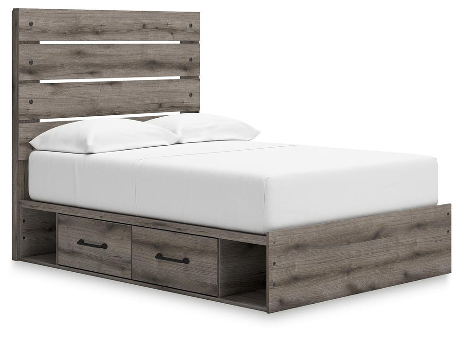 Graystorm Bed with Storage - US Furniture & Mattress (Waterbury,CT)*