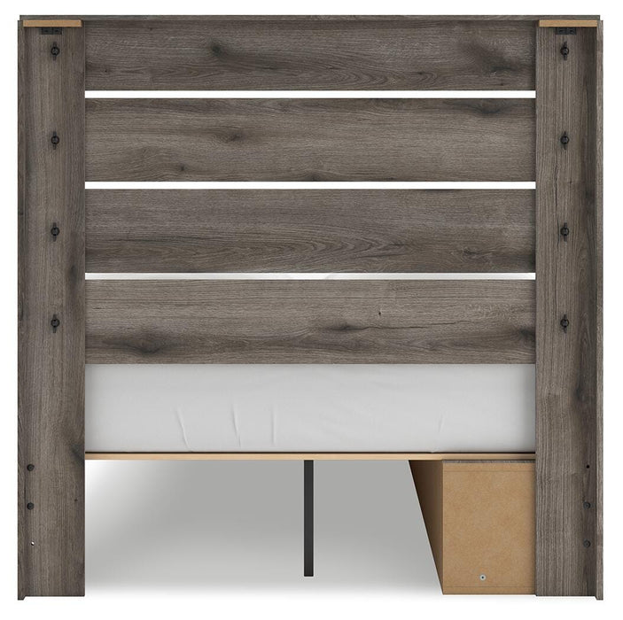 Graystorm Bed with Storage - US Furniture & Mattress (Waterbury,CT)*