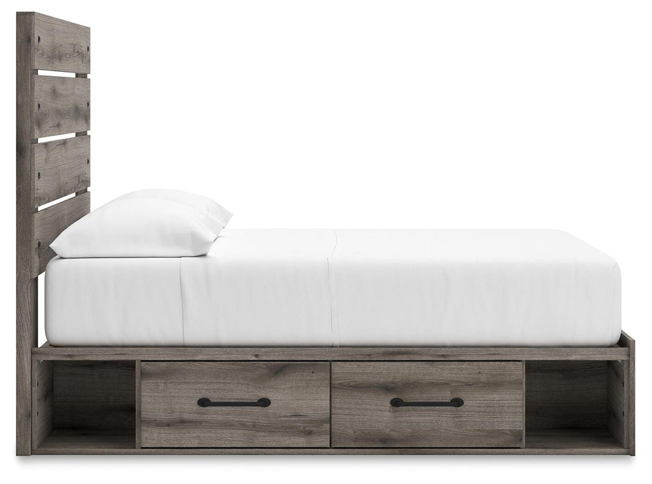 Graystorm Bed with Storage - US Furniture & Mattress (Waterbury,CT)*