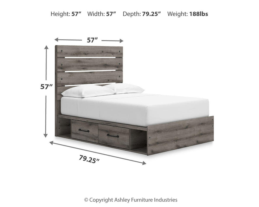 Graystorm Bed with Storage - US Furniture & Mattress (Waterbury,CT)*