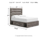 Graystorm Bed with Storage - US Furniture & Mattress (Waterbury,CT)*