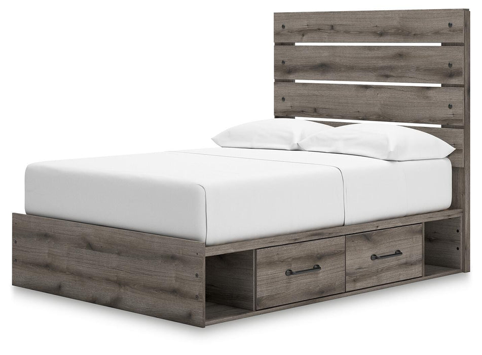 Graystorm Bed with Storage - US Furniture & Mattress (Waterbury,CT)*