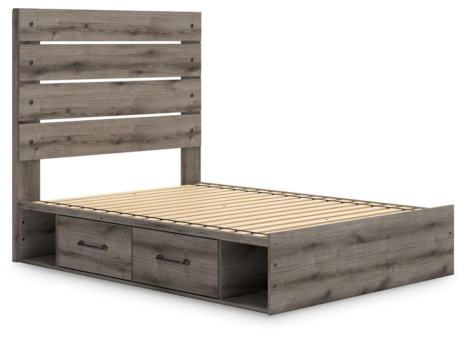 Graystorm Bed with Storage - US Furniture & Mattress (Waterbury,CT)*