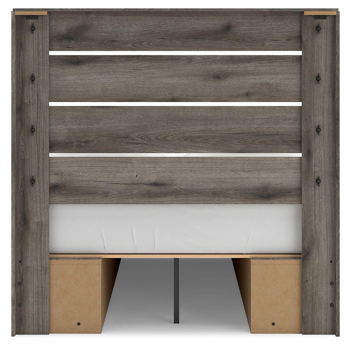 Graystorm Bed with Storage - US Furniture & Mattress (Waterbury,CT)*