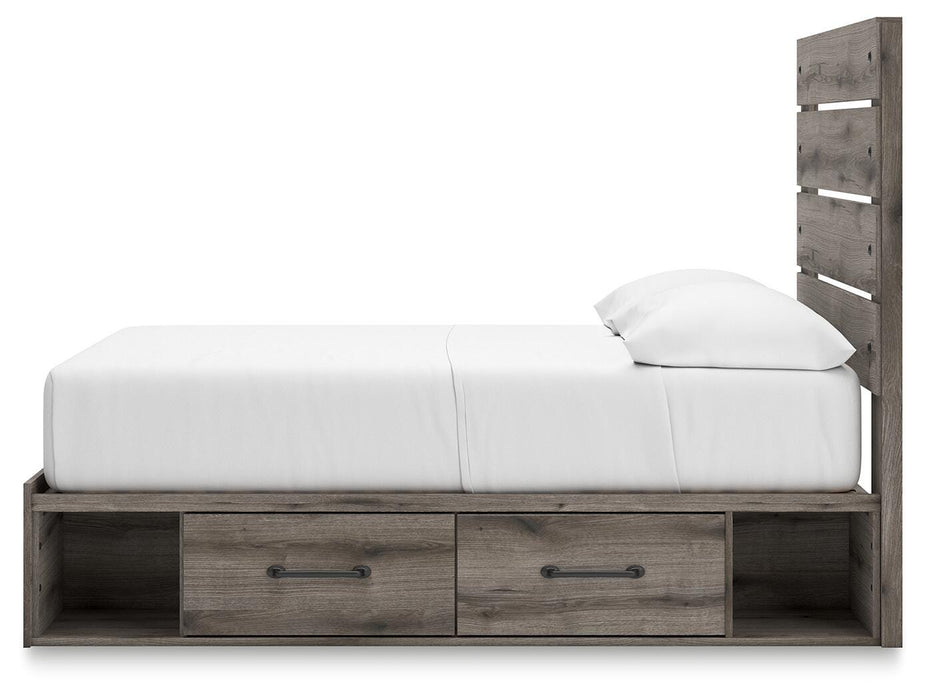 Graystorm Bed with Storage - US Furniture & Mattress (Waterbury,CT)*
