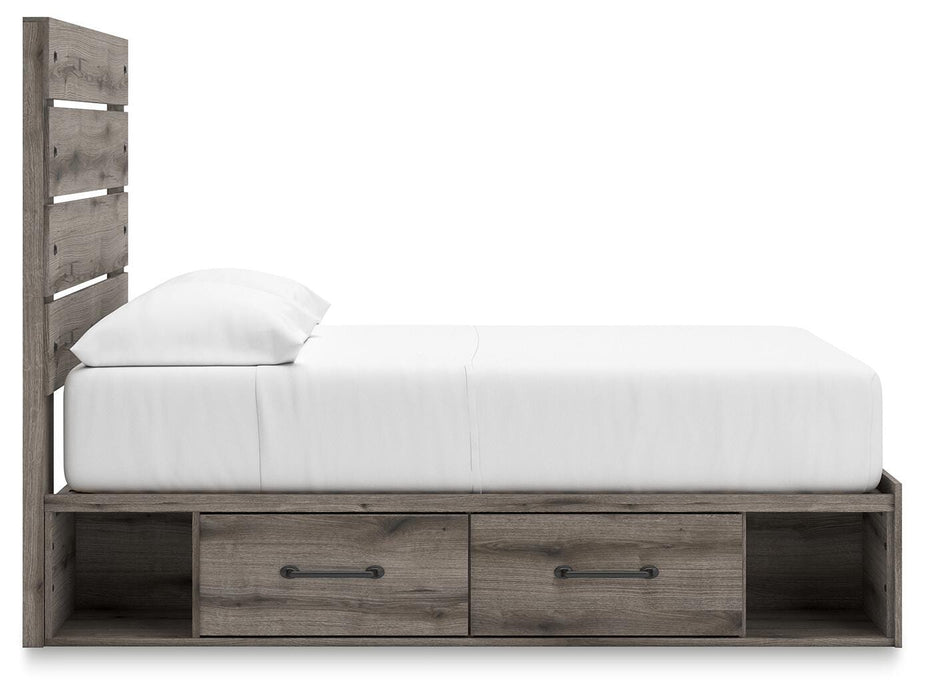 Graystorm Bed with Storage - US Furniture & Mattress (Waterbury,CT)*