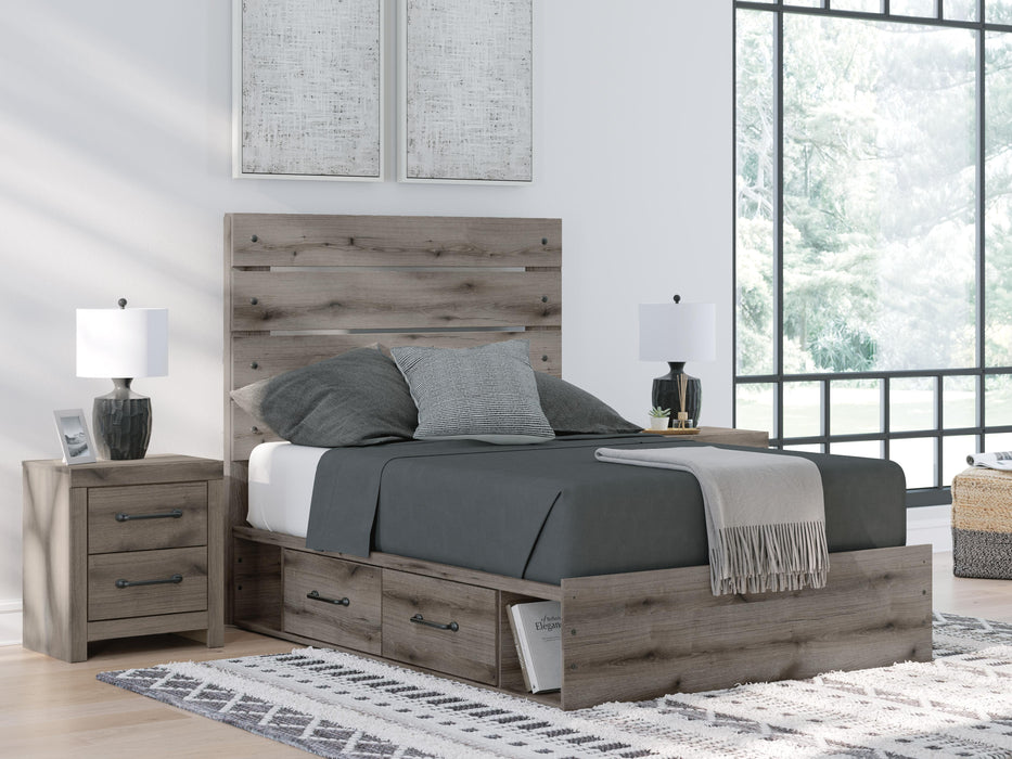 Graystorm Bed with Storage - US Furniture & Mattress (Waterbury,CT)*