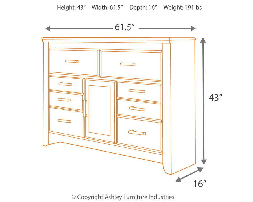Juararo Dresser - US Furniture & Mattress (Waterbury,CT)*