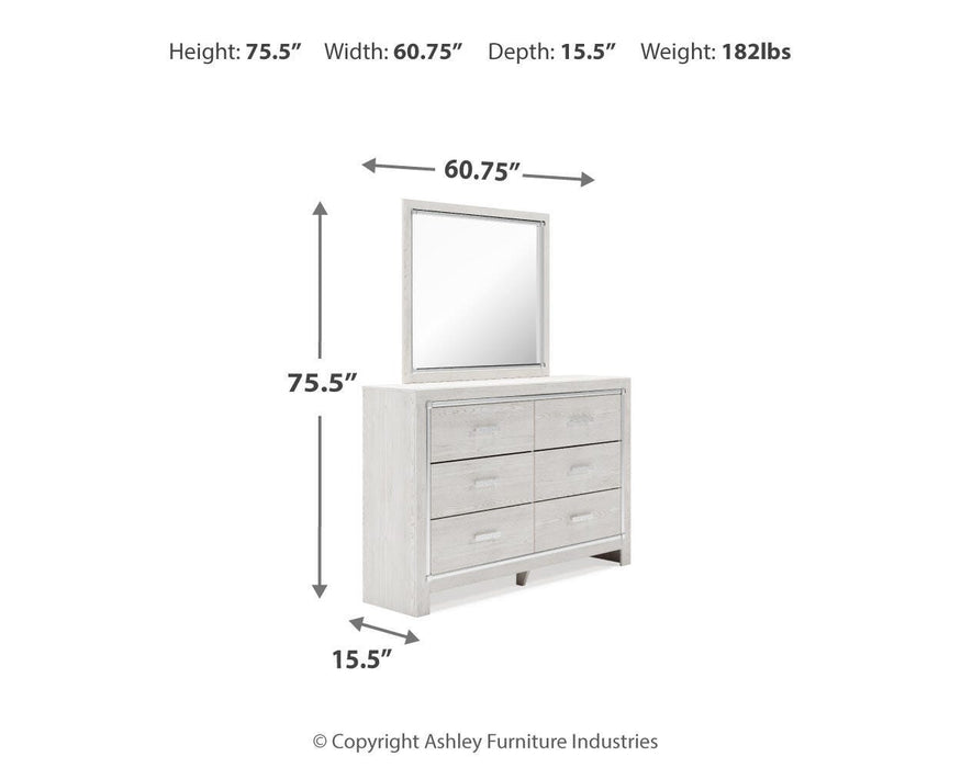 Altyra Dresser and Mirror - US Furniture & Mattress (Waterbury,CT)*