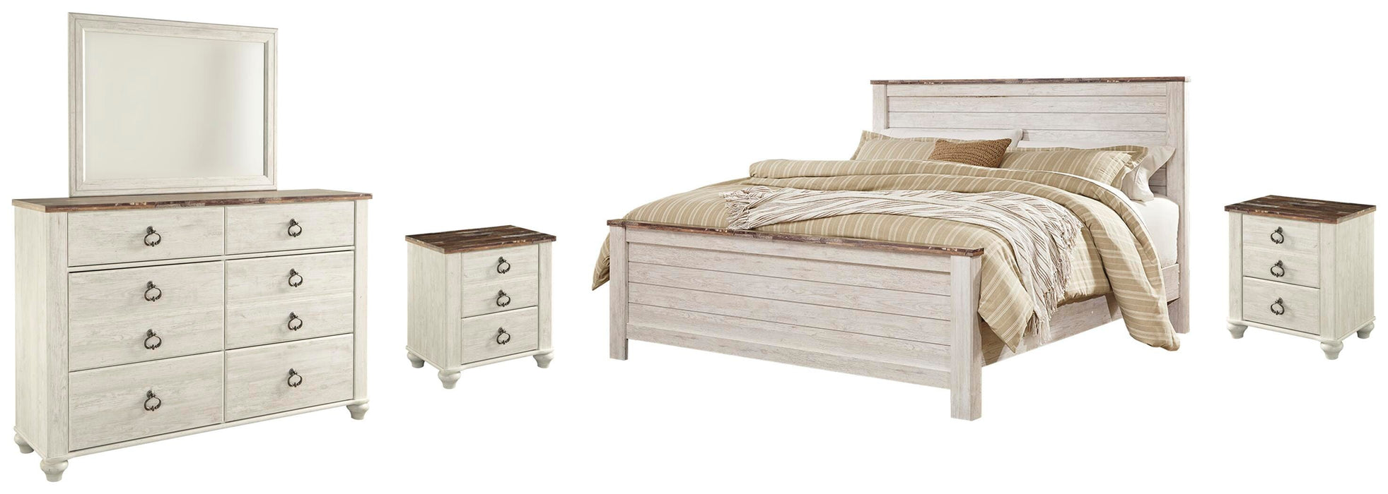 Willowton Bedroom Set - US Furniture & Mattress (Waterbury,CT)*