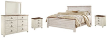 Willowton Bedroom Set - US Furniture & Mattress (Waterbury,CT)*