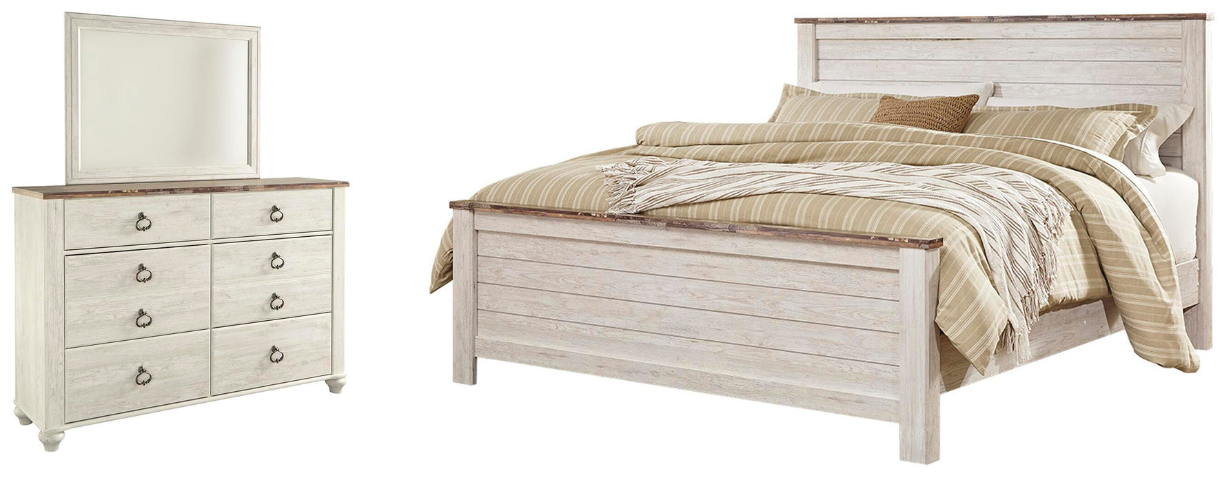 Willowton Bedroom Set - US Furniture & Mattress (Waterbury,CT)*