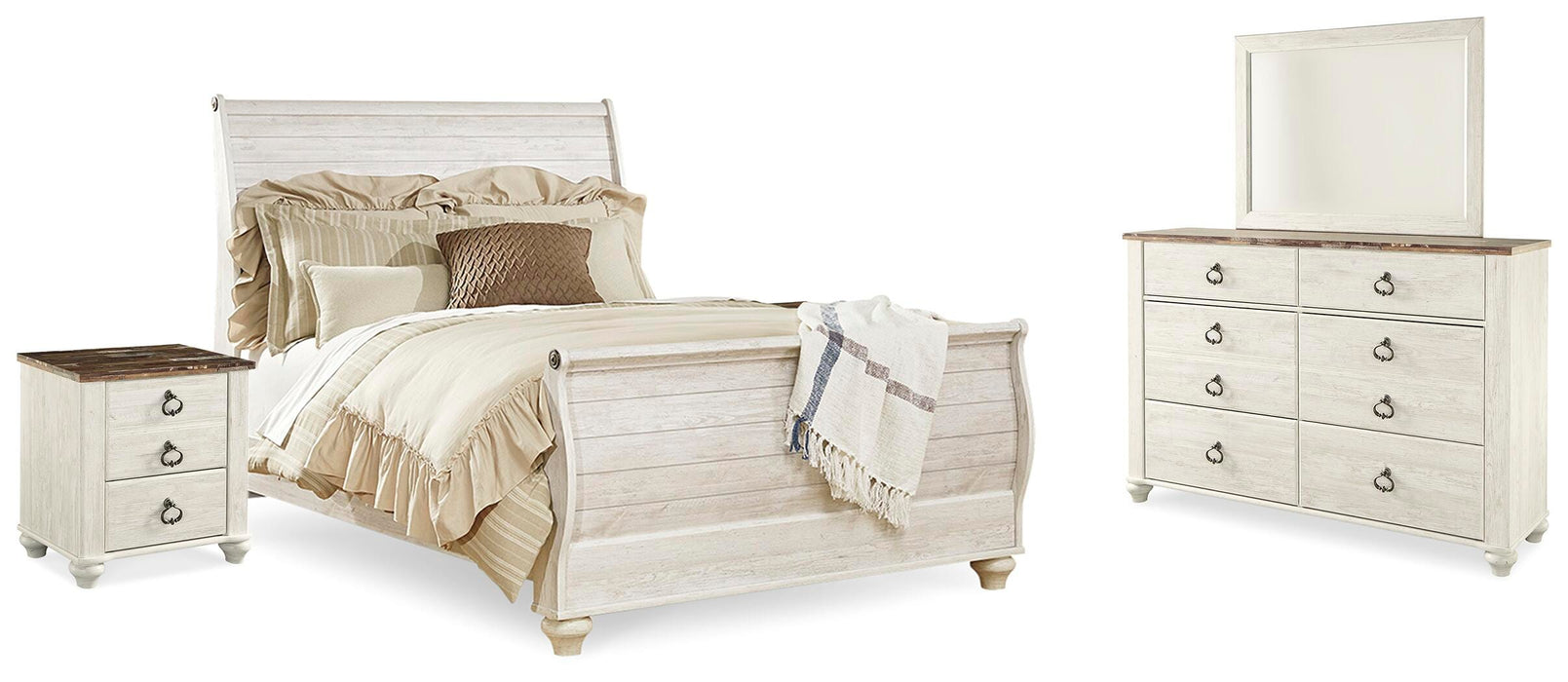 Willowton Bedroom Set - US Furniture & Mattress (Waterbury,CT)*