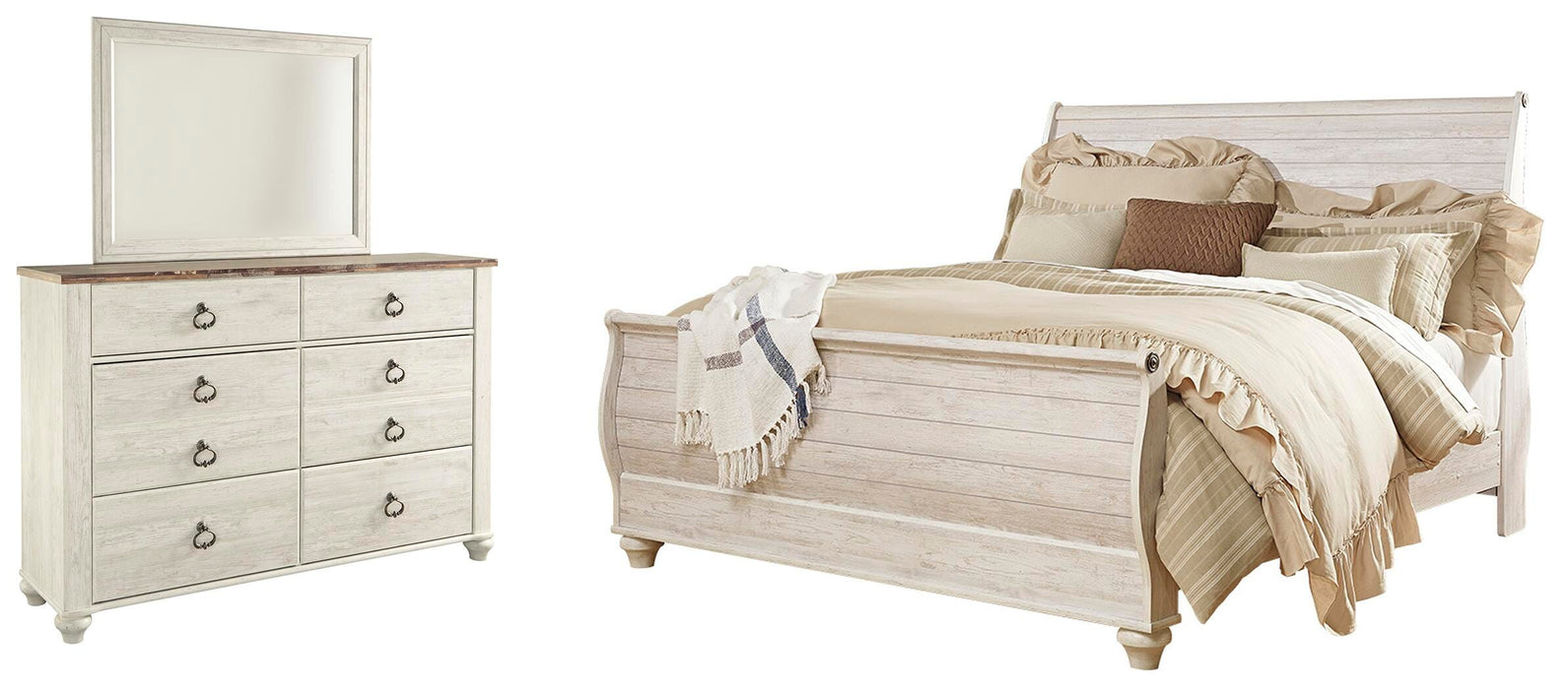Willowton Bedroom Set - US Furniture & Mattress (Waterbury,CT)*