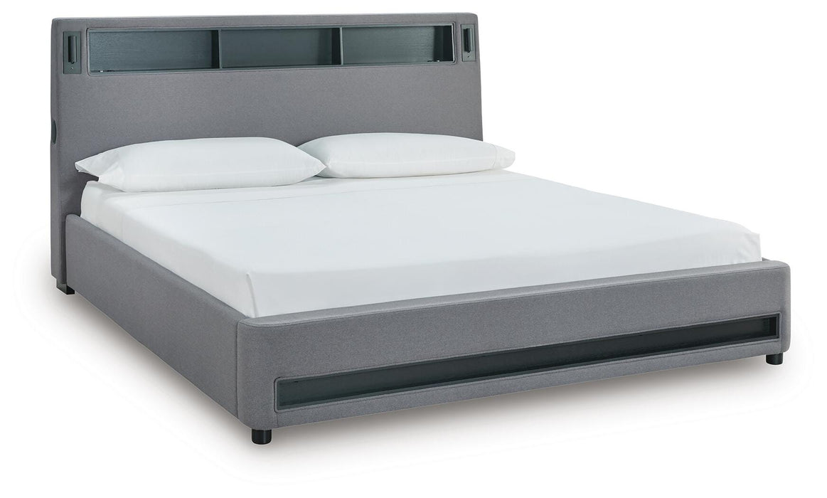 Verishaw Upholstered Bed - US Furniture & Mattress (Waterbury,CT)*