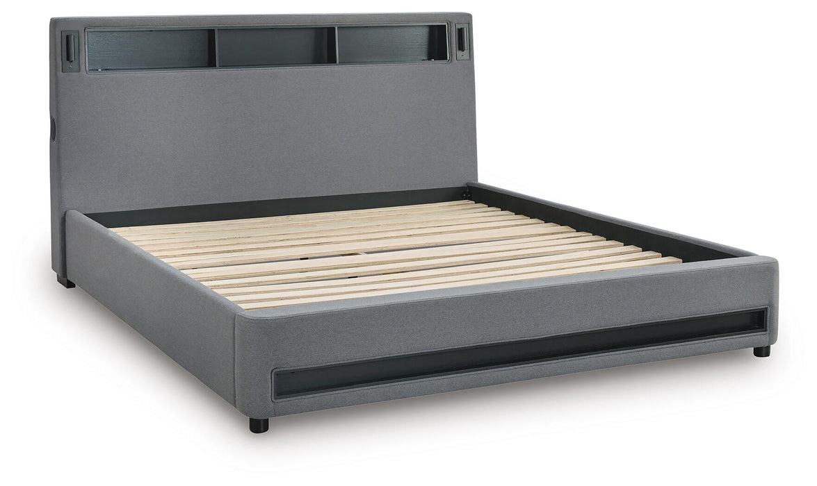 Verishaw Upholstered Bed - US Furniture & Mattress (Waterbury,CT)*