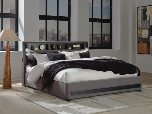 Verishaw Upholstered Bed - US Furniture & Mattress (Waterbury,CT)*