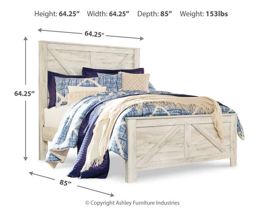 Bellaby Crossbuck Bed - US Furniture & Mattress (Waterbury,CT)*