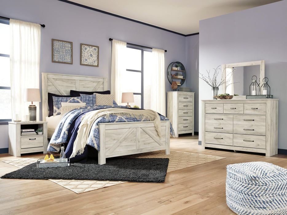 Bellaby Crossbuck Bed - US Furniture & Mattress (Waterbury,CT)*